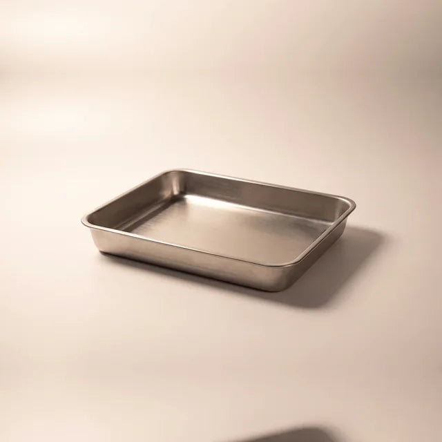 The stainless tray on its own