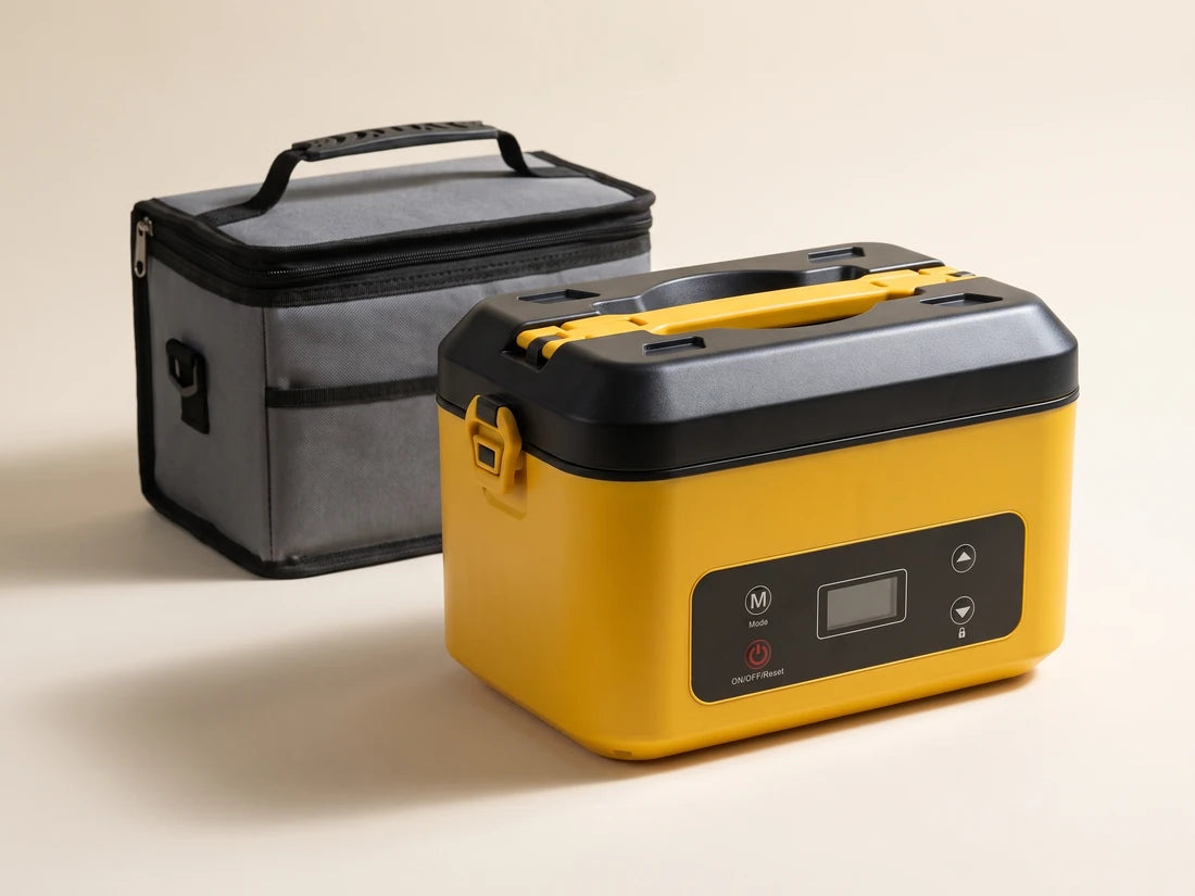 The Ember Pro with its insulated carry bag